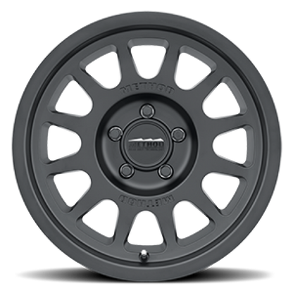 Method MR703 Bead Grip 16-Inch Matte Black Off-Road Wheel with 5x130 Bolt Pattern and +68mm Offset