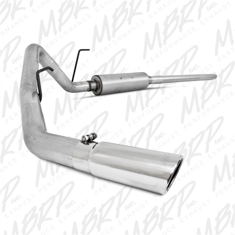 MBRP Armor Lite Series Cat Back Exhaust System for 2004-2008 Ford F-150 - Single Side Exit
