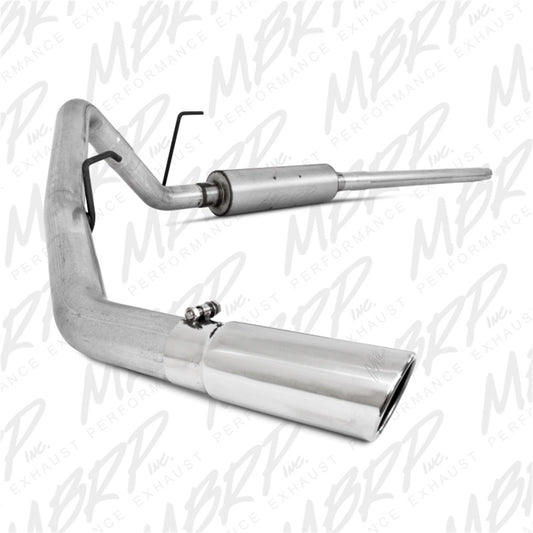 MBRP Armor Lite Series Cat Back Exhaust System for 2004-2008 Ford F-150 - Single Side Exit