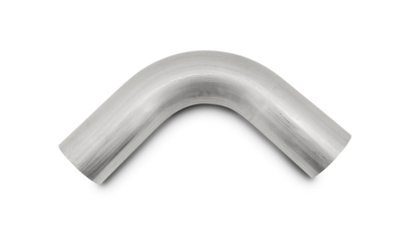 Vibrant 3.5-inch OD T304 Stainless Steel 90-Degree Mandrel Bend, 5.5-inch Centerline Radius