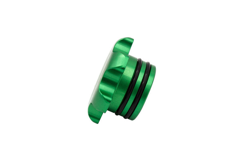 Fleece Performance Green Anodized Billet Fuel Cap for Dodge Cummins 2013-2018