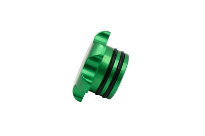 Fleece Performance Green Anodized Billet Fuel Cap for Dodge Cummins 2013-2018