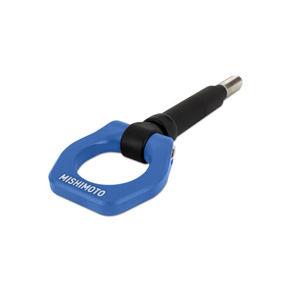 Mishimoto 13+ Subaru BRZ/FR-S/86 and 18+ Subaru WRX Blue Racing Front Tow Hook - High-Strength Aluminum and Stainless Steel