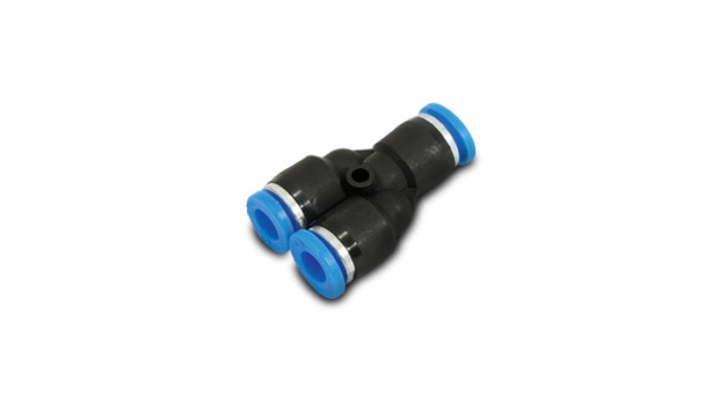 Vibrant Union Y Push Lock Vacuum Fitting for 3/16 Inch OD Tubing - Part Number 2679