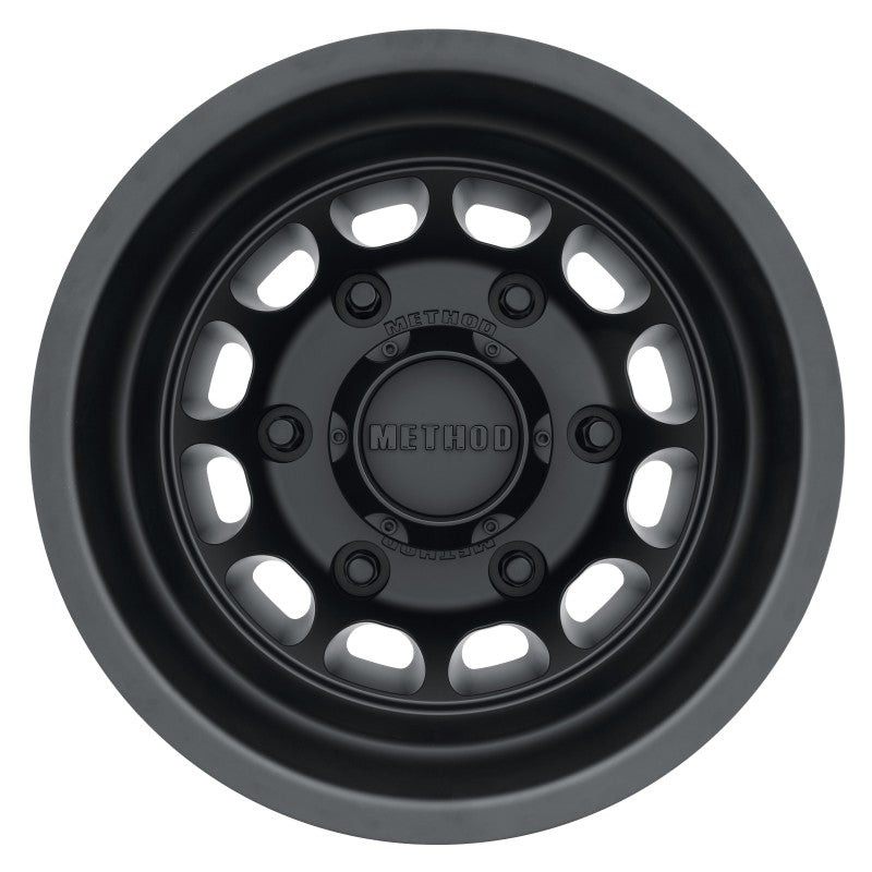 Method MR901 16x6 Black Dually Wheel with 6x180 Bolt Pattern and -24 Offset