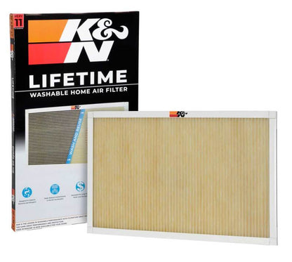 K&N Engineering HVAC Filter 20 x 30 x 1 Part HVC-12030 - Washable and Reusable Pleated Synthetic Media