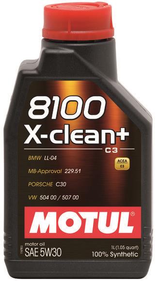 Motul 20L Synthetic Engine Oil 8100 X-CLEAN+ 5W30 for BMW, VW, Audi, Skoda, Seat, Mercedes-Benz