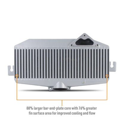 Mishimoto 2022+ Subaru WRX Top-Mount Intercooler Kit with Silver Core and Black Pipes