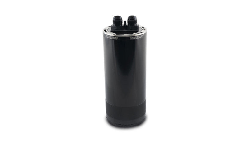 Vibrant Large 2.0L 2-Port Catch Can Assembly - Aluminum Oil Catch Can for Automotive Applications