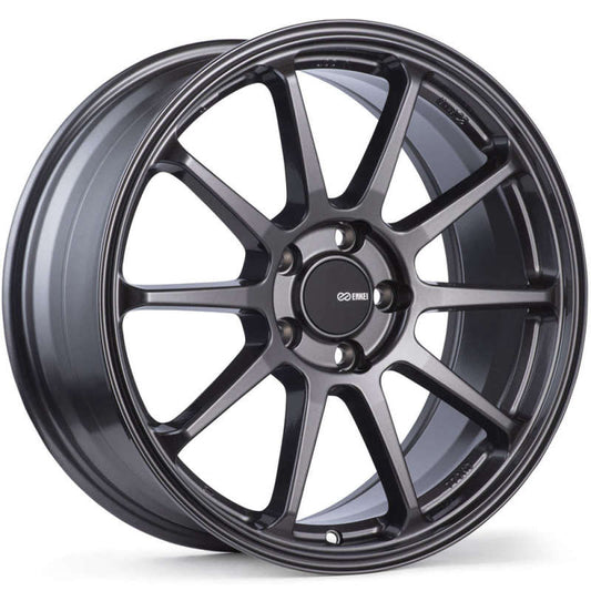 Enkei PX-10 17x7 Gunmetal Alloy Wheel with 5x100 Bolt Pattern and +45mm Offset