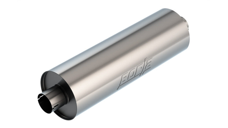 Borla Specialty Muffler 3-inch Center In/Out - 7.75-inch Diameter, 24-inch Long Body, Touring Notched Design