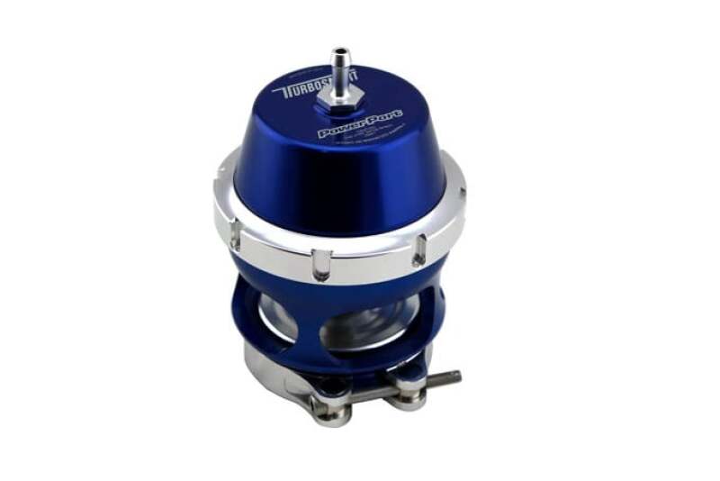 Turbosmart PowerPort BOV - Blue | High-Flow Blow-Off Valve for Turbocharged Vehicles