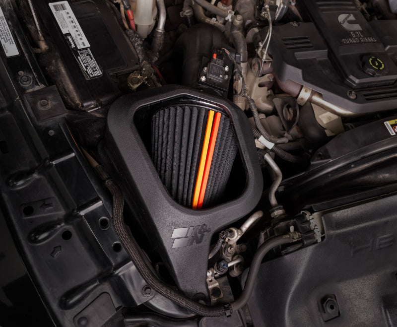 K&N Engineering Part 50-1592D NextGen Dry Flow Cold Air Intake for 2013-2018 Ram 2500/3500 6.7L Diesel