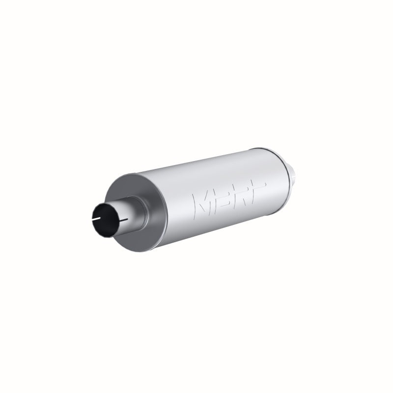 MBRP Universal Performance Muffler 2.5-inch Inlet/Outlet, 26-inch Length, T409 Stainless Steel