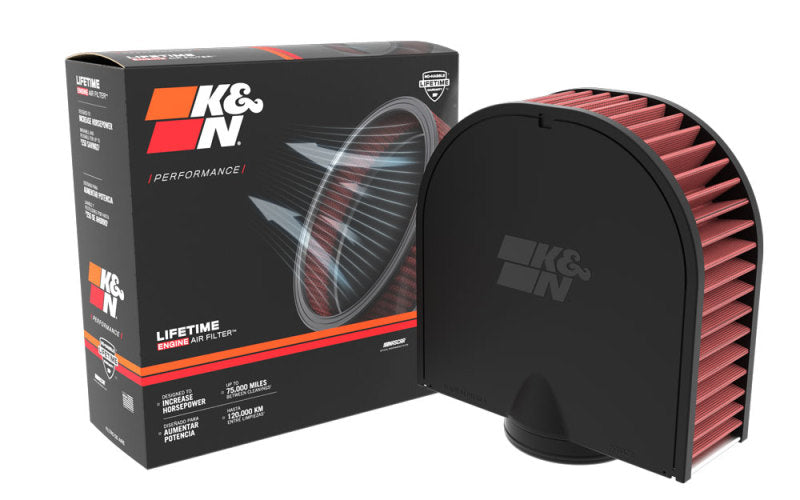 K&N Engineering High-Flow Reusable Air Filter for Genesis GV80 V6-3.5L (2021-2023)