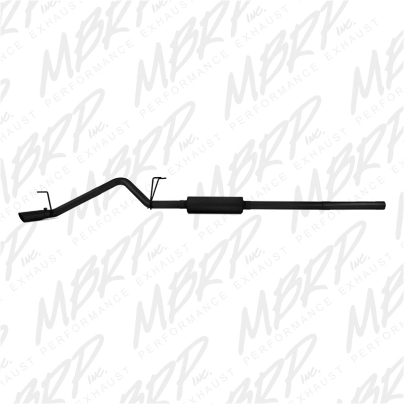 MBRP S5142BLK Armor BLK Series Cat Back Exhaust System for Dodge Ram 1500 (2010-2013) with Black Coated Finish