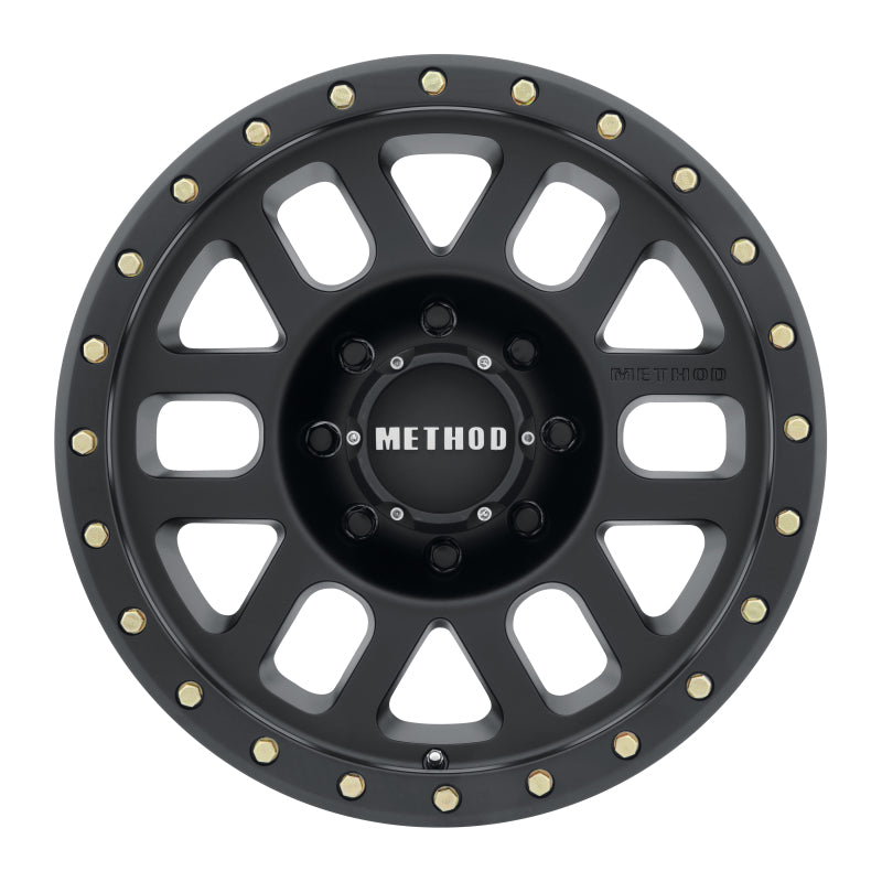 Method MR309 Grid 18x9 Black Wheel with 8x180 Bolt Pattern and 0mm Offset