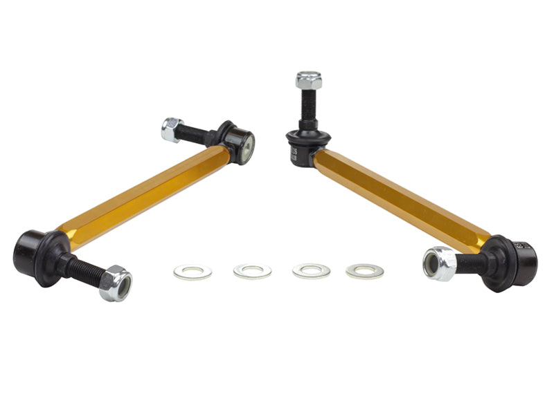 Whiteline KLC169 Front Sway Bar Link Kit for 2011-2013 Ford Mustang - Heavy Duty Adjustable Steel Ball Joints