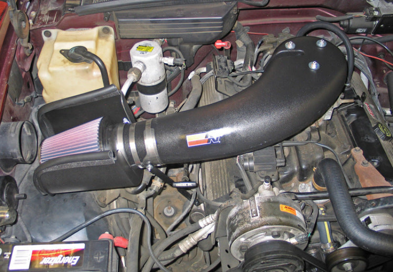 K&N Engineering 57-3027 High-Flow Cold Air Intake System for 1988-1995 Chevy C/K Pickups with V8-7.4L