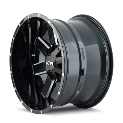 ION Wheels Type 141 17x9 Gloss Black Milled Wheel with Dual Bolt Pattern