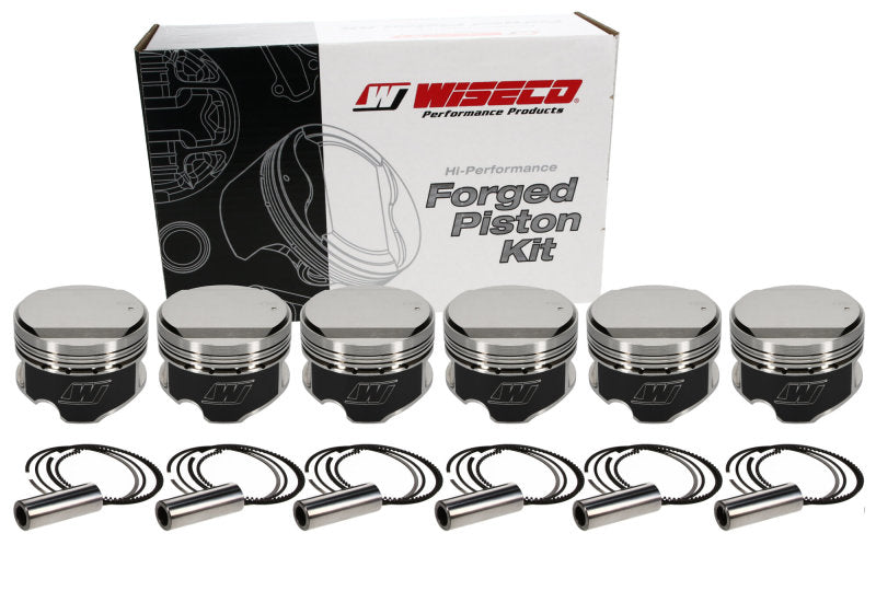Wiseco Nissan RB26DETT Professional Series Forged Piston Set - 86.50 mm Bore, 30.00 mm Compression Height