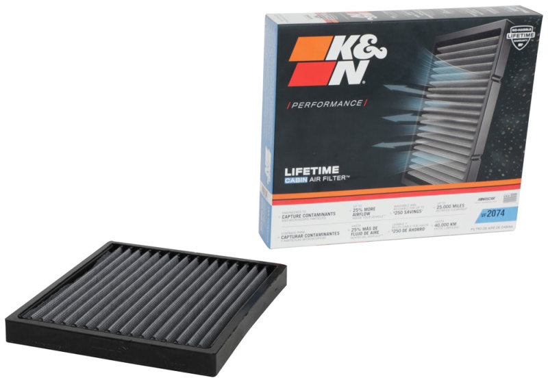 K&N Engineering VF2074 Washable Cabin Air Filter for Mazda 3 and CX-30 2.5L L4