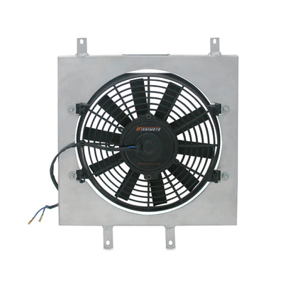 Mishimoto 22x18x3.5 Inch Aluminum Fan Shroud Kit for Dual Pass Race Radiator