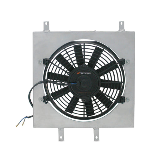 Mishimoto 22x18x3.5 Inch Aluminum Fan Shroud Kit for Dual Pass Race Radiator