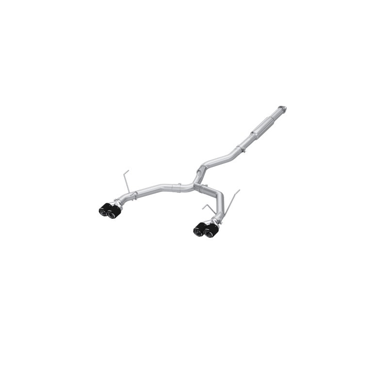 MBRP Armor Pro Series 2022+ Subaru WRX 3-Inch Cat-Back Dual Split Rear Exhaust System with Carbon Fiber Tips