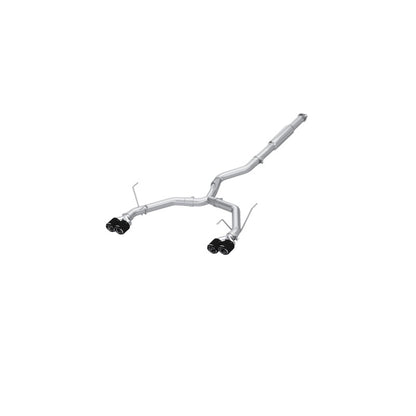 MBRP Armor Pro Series 2022+ Subaru WRX 3-Inch Cat-Back Dual Split Rear Exhaust System with Carbon Fiber Tips