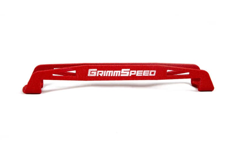GrimmSpeed Lightweight Red Battery Tie Down for 2008-2018 Subaru WRX/STI