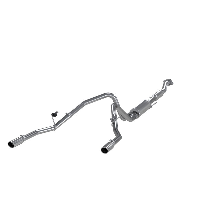 MBRP S5234AL Armor Lite Series 2.5-Inch Cat Back Exhaust System for Ford F-150 2011-2012 with Dual Split Rear Exit