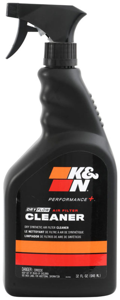 K&N Engineering Synthetic Air Filter Cleaner Part 99-0624 – 32 Ounce Spray Bottle for Effective Air Filter Maintenance