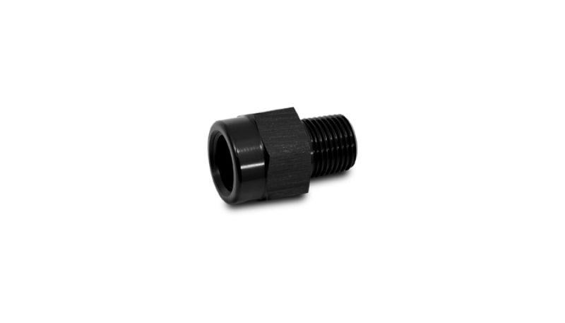 Vibrant 1/8 Inch Male BSP to 1/8 Inch Female NPT Adapter Fitting - Aluminum