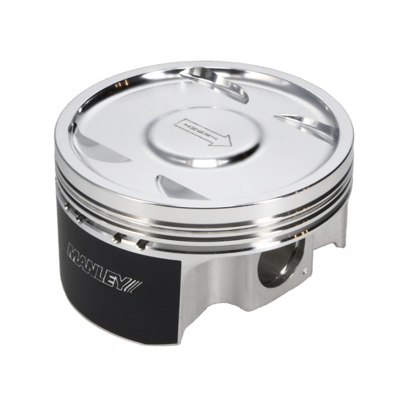 Manley Performance Platinum Series Piston Set for Subaru WRX/STi EJ257 - 75mm Bore, 100mm Compression Distance, +.50mm Size, 8.5:1 Dish