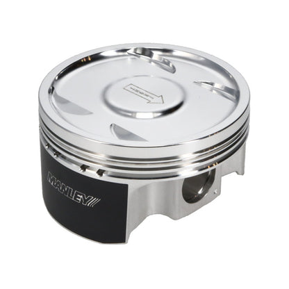 Manley Performance Platinum Series Piston Set for Subaru WRX/STi EJ257 - 75mm Bore, 100mm Compression Distance, +.50mm Size, 8.5:1 Dish