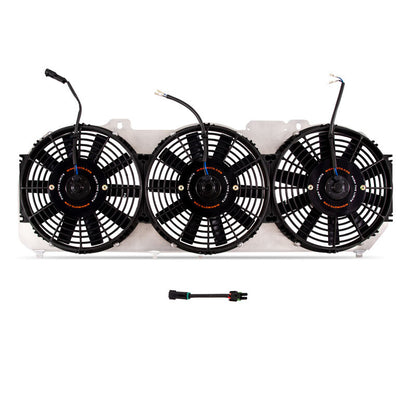 Mishimoto 89-01 Jeep Cherokee XJ 4.0L Performance Aluminum Fan Shroud with High-Flow Electric Fans