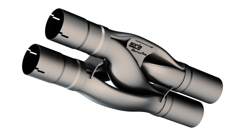 Borla SwitchFire X-Pipe for 2018-2025 Mustang GT and Dark Horse – 3 Inch Cat-Back Replacement