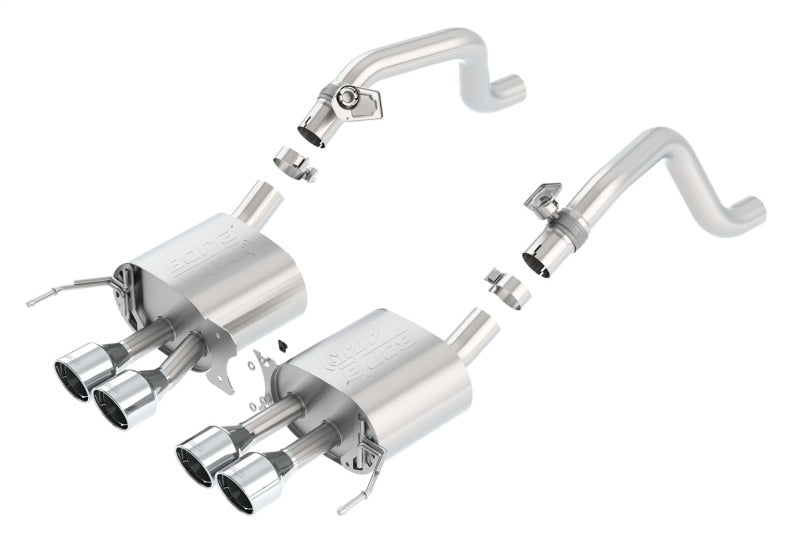 Borla ATAK Rear Exhaust System for 2014-2019 Chevrolet Corvette C7 with AFM - Part Number 11863