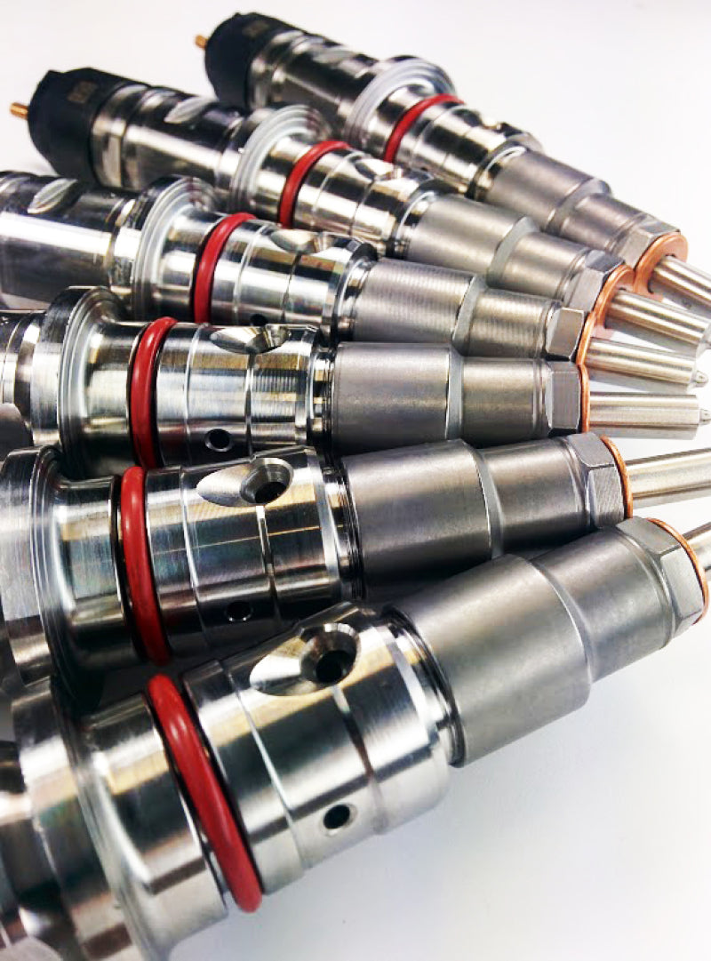 DDP 07.5-18 Dodge Cummins 6.7L Reman Injector Set - 50hp (15% Over) for Improved Engine Performance