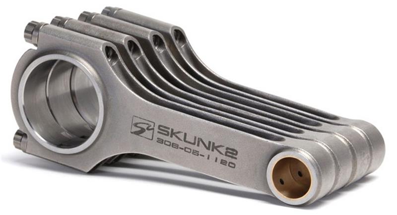 Skunk2 Alpha Series Honda B18C Connecting Rods – Forged 4340 Chromoly, H-Beam Design, Rated for Over 900 HP