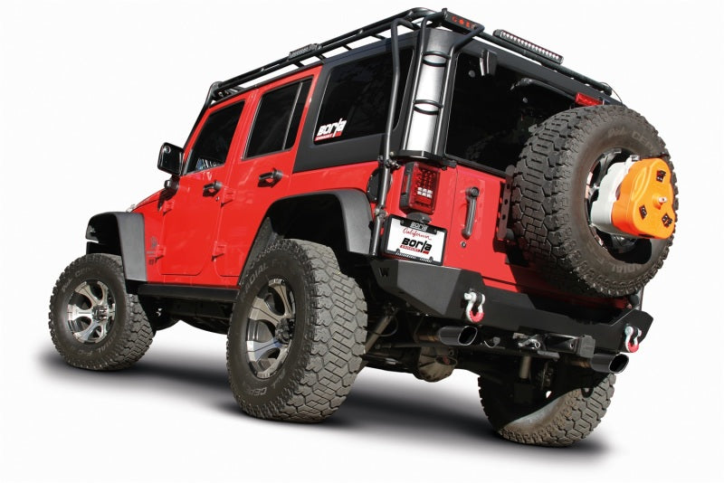 Borla 11834BC Touring Cat-Back Exhaust System for 2012-2018 Jeep Wrangler JK/JKU 3.6L V6