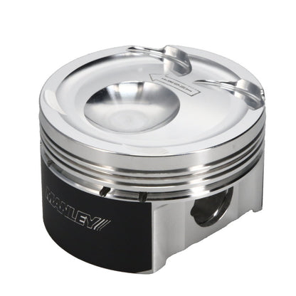 Manley Performance Ford 2.3L EcoBoost 87.5mm Standard Size Bore Dish Piston Set (Part Number 637000C-4)