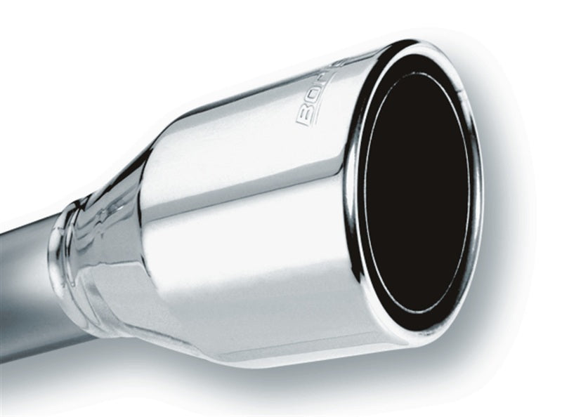 Borla 2.5-inch Inlet 4.5-inch Round Rolled Angle-Cut Phantom Exhaust Tip - Model 20247