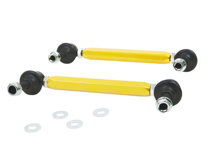 Whiteline KLC140-195 Universal Sway Bar Link Kit - Adjustable Steel Ball Joints for Improved Handling
