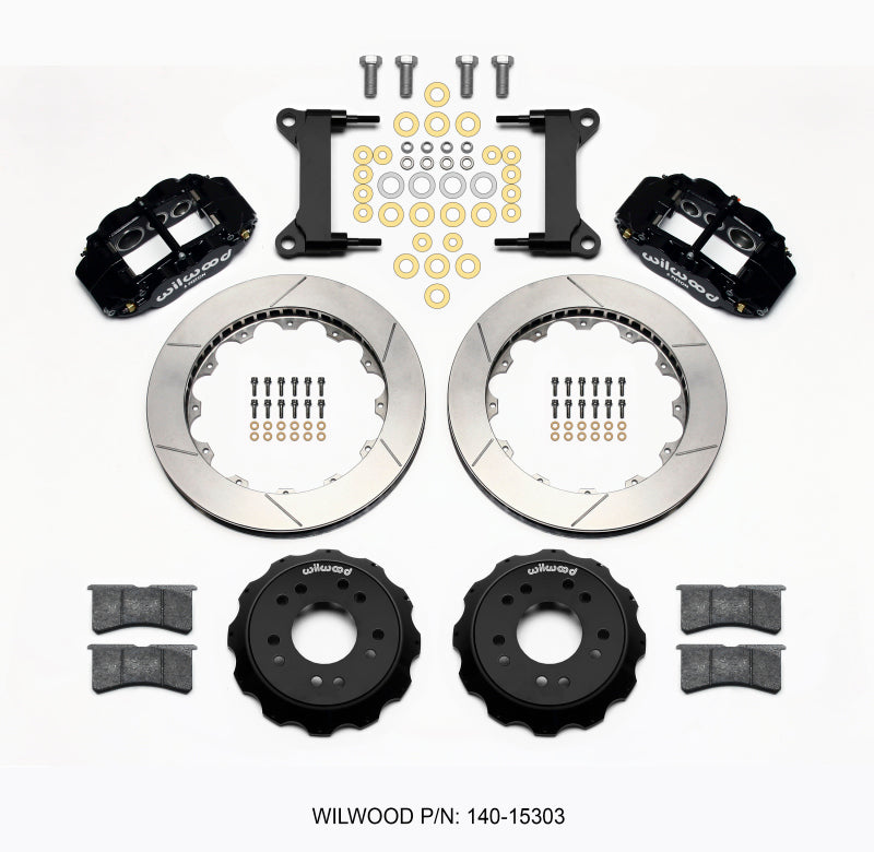 Wilwood Narrow Superlite 6R Front Hat Kit for 1963-1987 Chevy C10 with Wilwood Pro Spindles