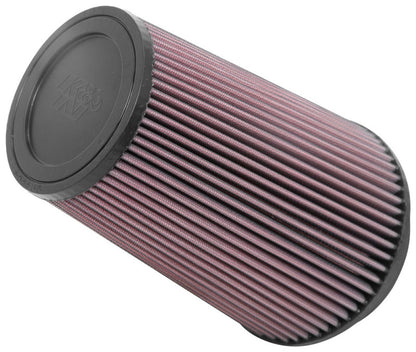 K&N Universal Clamp-On Air Filter for Jeep Wrangler - 5 Inch Flange / 6-1/2 Inch Body / 4-3/8 Inch Top / 8-3/4 Inch Height
