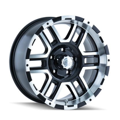 ION Wheels Type 179 16x8 Black Machined Alloy Wheel with 8x165.1 Bolt Pattern and 10mm Offset