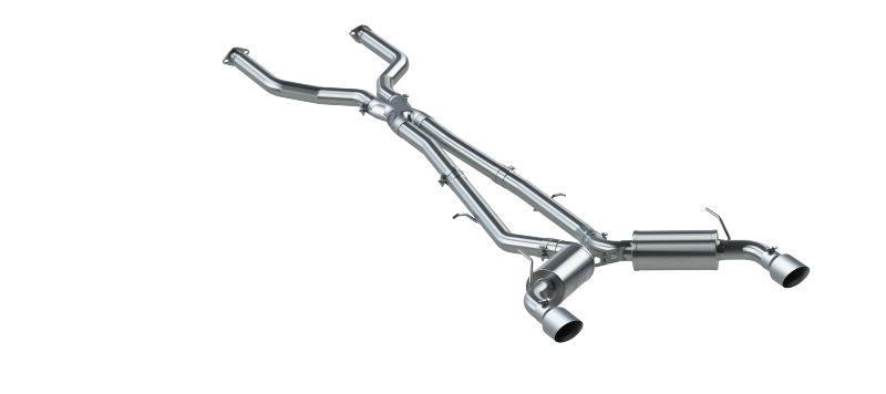 MBRP Armor Pro Series 3-Inch Cat Back Exhaust System for Infiniti Q50 2016-2019 with 4.5-Inch Tips