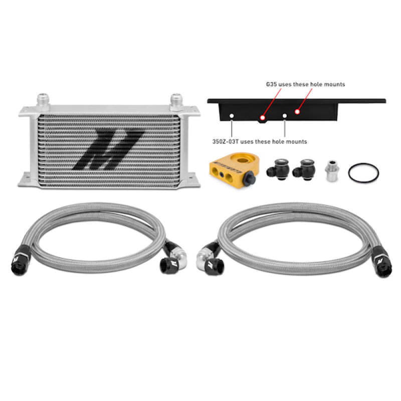 Mishimoto 03-09 Nissan 350Z / 03-07 Infiniti G35 Thermostatic Oil Cooler Kit